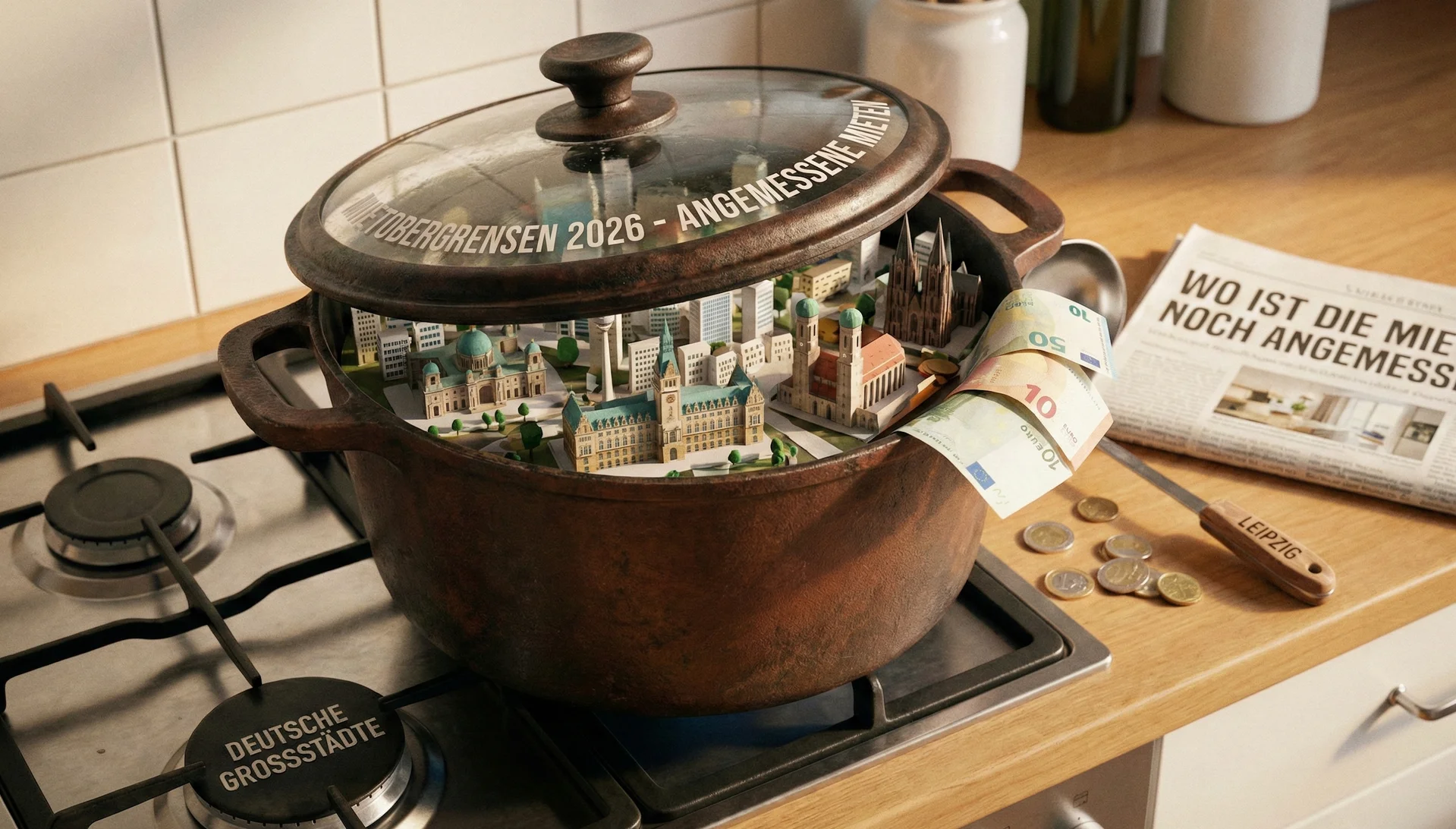 Mietobergrenzen 2026: Angemessene Miete in deutschen Großstädten